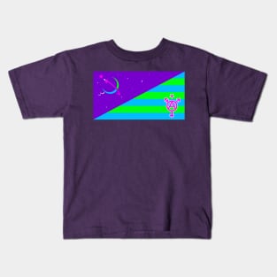 Fully Automated Luxury Queer Space Communism Flag Kids T-Shirt